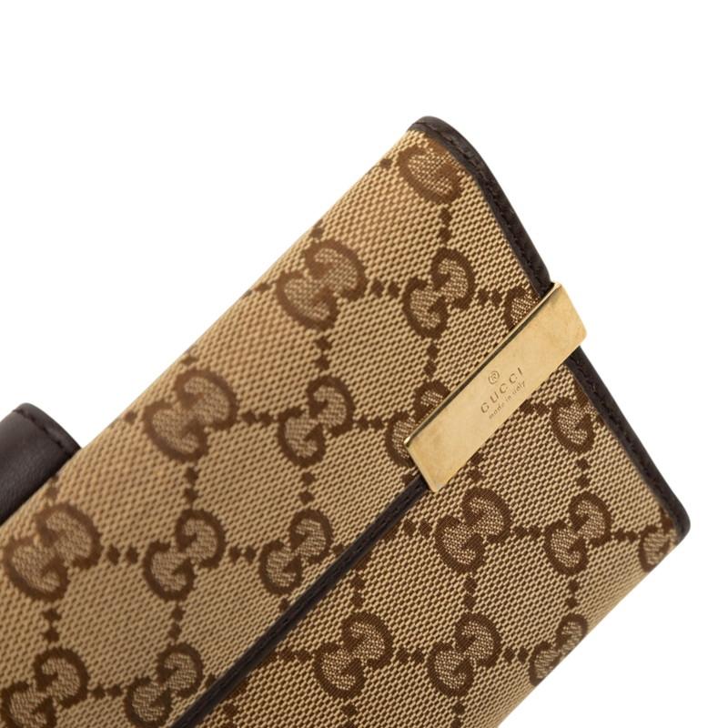 グッチ GGキャンバス ラウンドファスナー 長財布 ブラウン レザー GUCCI（グッチ） GGキャンバス 長財布 257012 ベージュ ブラウン