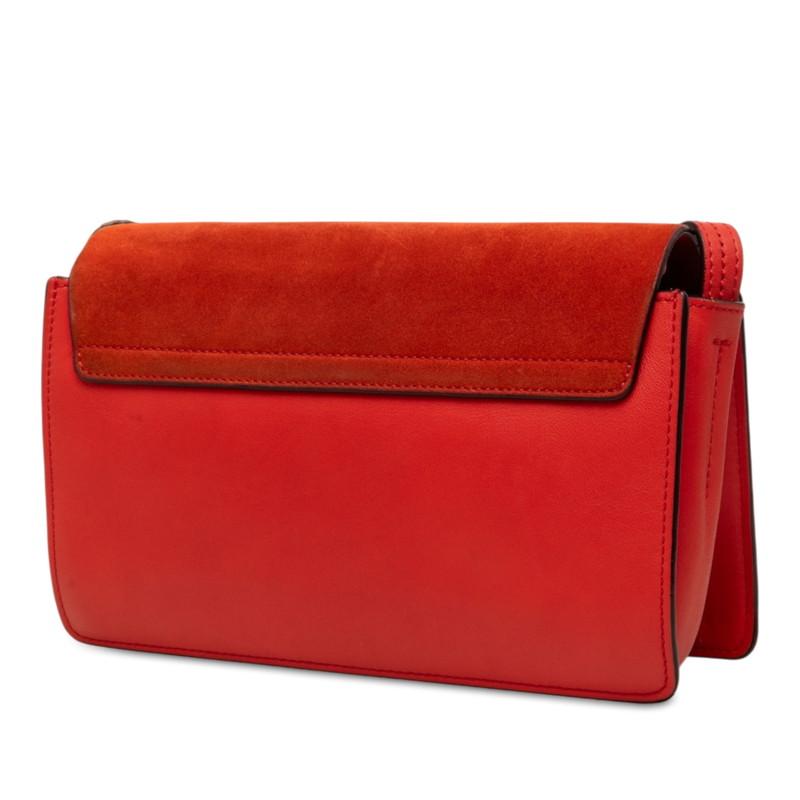 Chloe クロエ ショルダーバッグ レッド Chloe（クロエ） フェイ 斜め掛け ショルダーバッグ レッド系 レザー