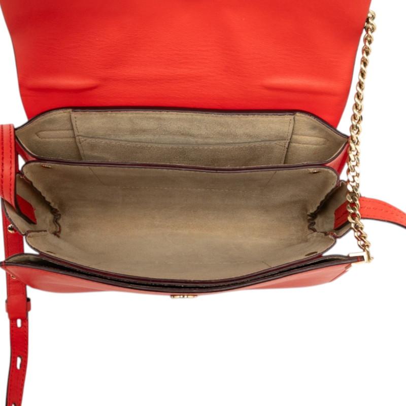 Chloe クロエ ショルダーバッグ レッド Chloe（クロエ） フェイ 斜め掛け ショルダーバッグ レッド系 レザー