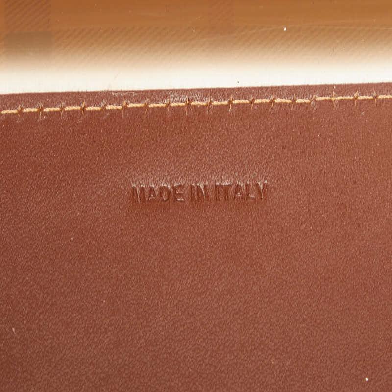 BURBERRY（バーバリー） ノバチェック ビニールトートバッグ ブラウン