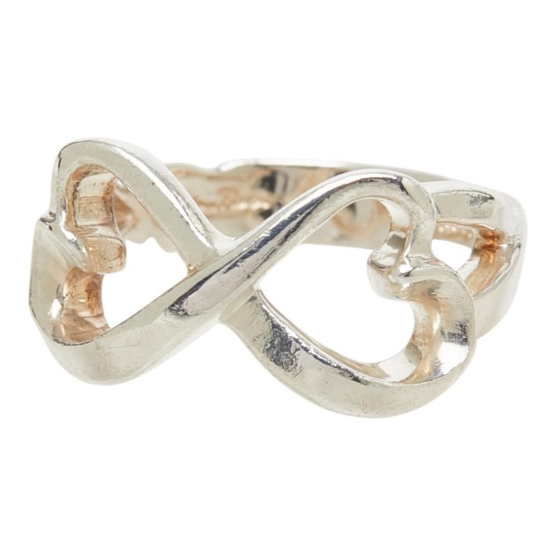 TIFFANY&Co. ダブルラビングハートリング パロマピカソ シルバー 11 TIFFANY&Co.（ティファニー） ダブルラビング ハート パロマ ピカソ