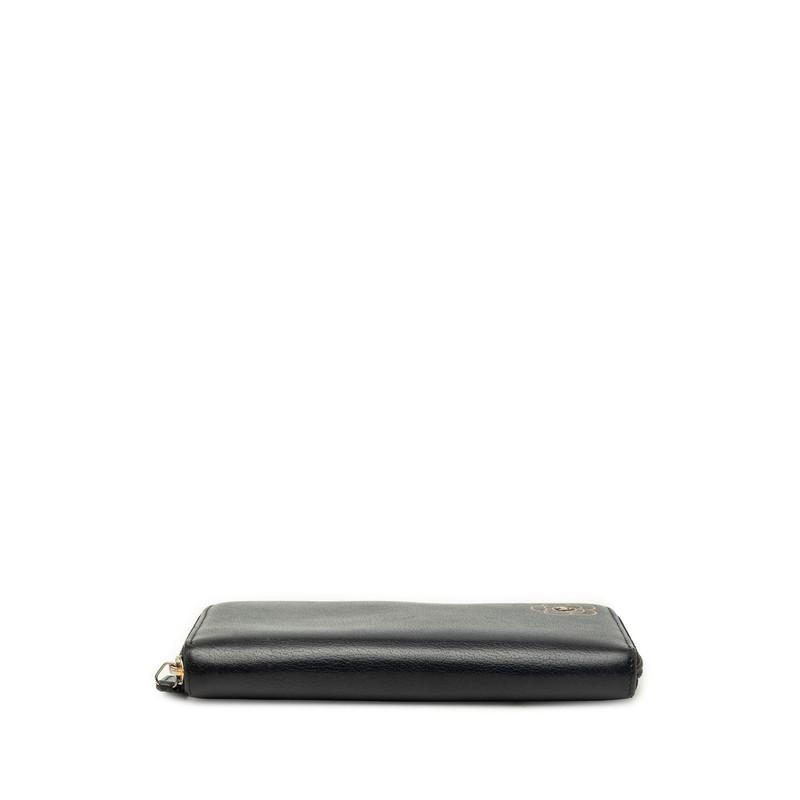 CHANEL（シャネル） カメリア ココマーク ラウンドファスナー 長財布
