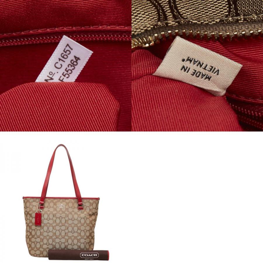 COACH（コーチ） シグネチャー トートバッグ ハンドバッグ F55364