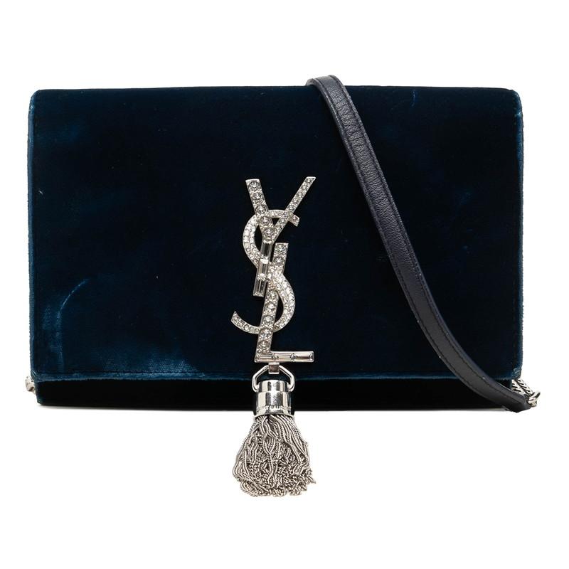 YVES SAINT LAURENT チェーンショルダーバッグ シルバー Yves Saint Laurent（イヴ・サンローラン） サンローラン YSLロゴ