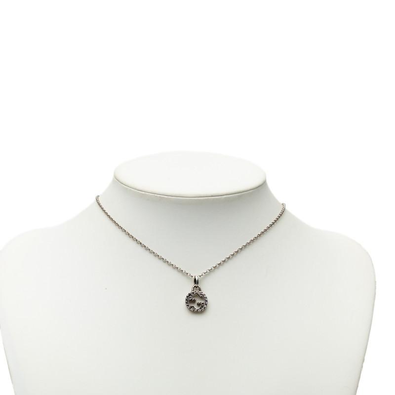 【GUCCI】インターロッキングG ネックレス SV925 シルバー GUCCI（グッチ） インターロッキングG ネックレス SV925 シルバー