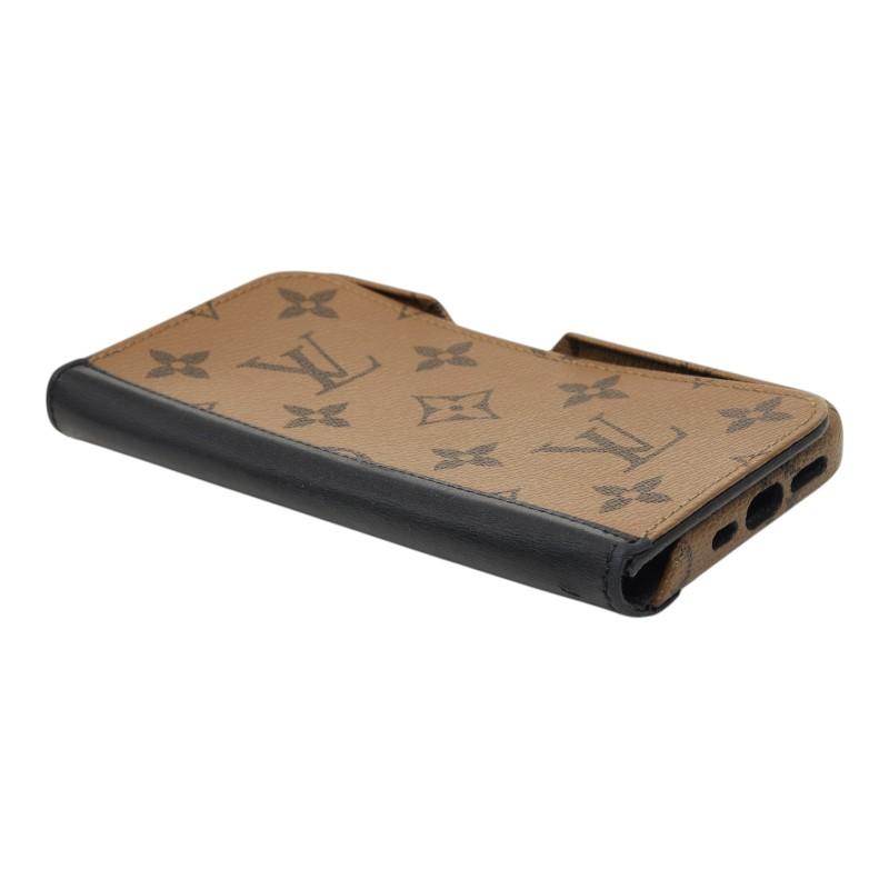 【美品】 ルイヴィトン iPhone15pro フォリオ モノグラムリバース LOUIS VUITTON（ルイ・ヴィトン） ルイ ヴィトン モノグラムリバース