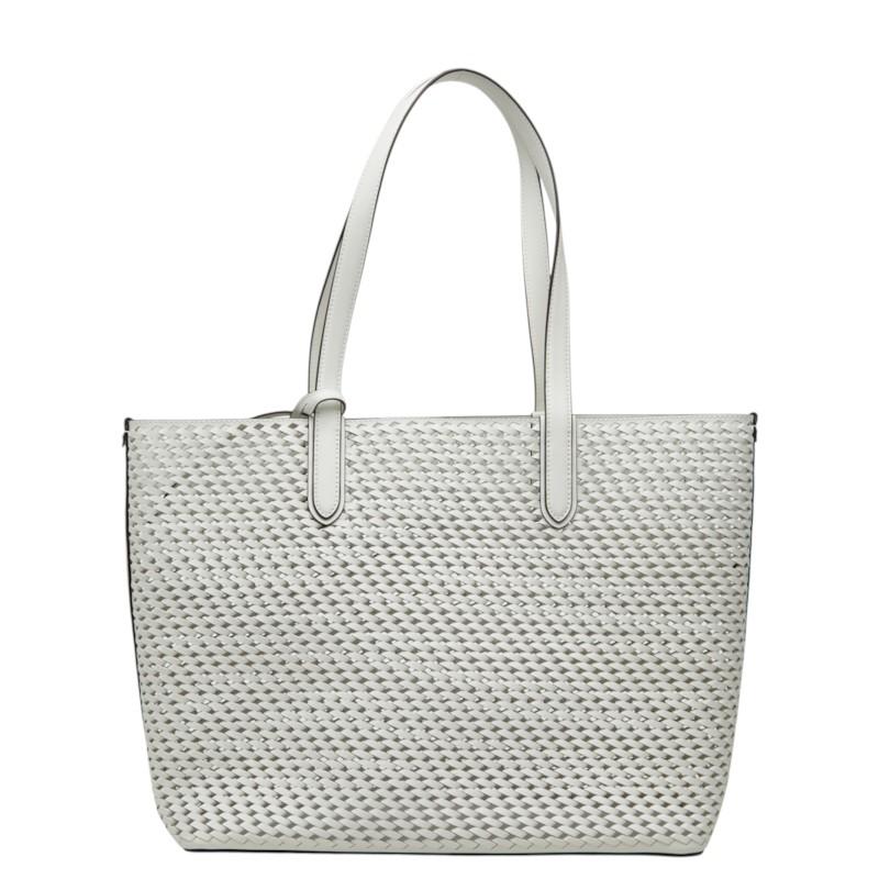 MICHAEL KORS（マイケルコース） ELIZA ウーブンレザー トートバッグ
