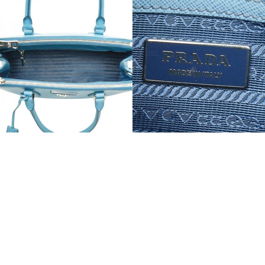 【美品】PRADA プラダ ガレリア 2wayショルダーバッグ 三角ロゴ レザー PRADA（プラダ） 三角ロゴプレート ガレリア ハンドバッグ ショルダー