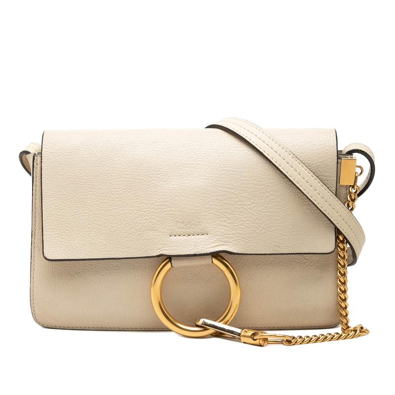 クロエ　FAYE フェイ　ショルダーバッグ　Chloe　ハンドバッグ Chloe（クロエ） Faye フェイ デボスロゴ 斜め掛け ショルダーバッグ