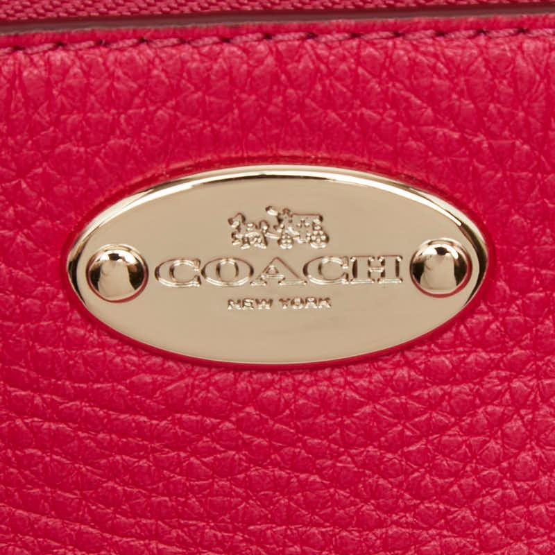 COACH（コーチ） 斜め掛け ショルダーバッグ F52709 ピンク レザー