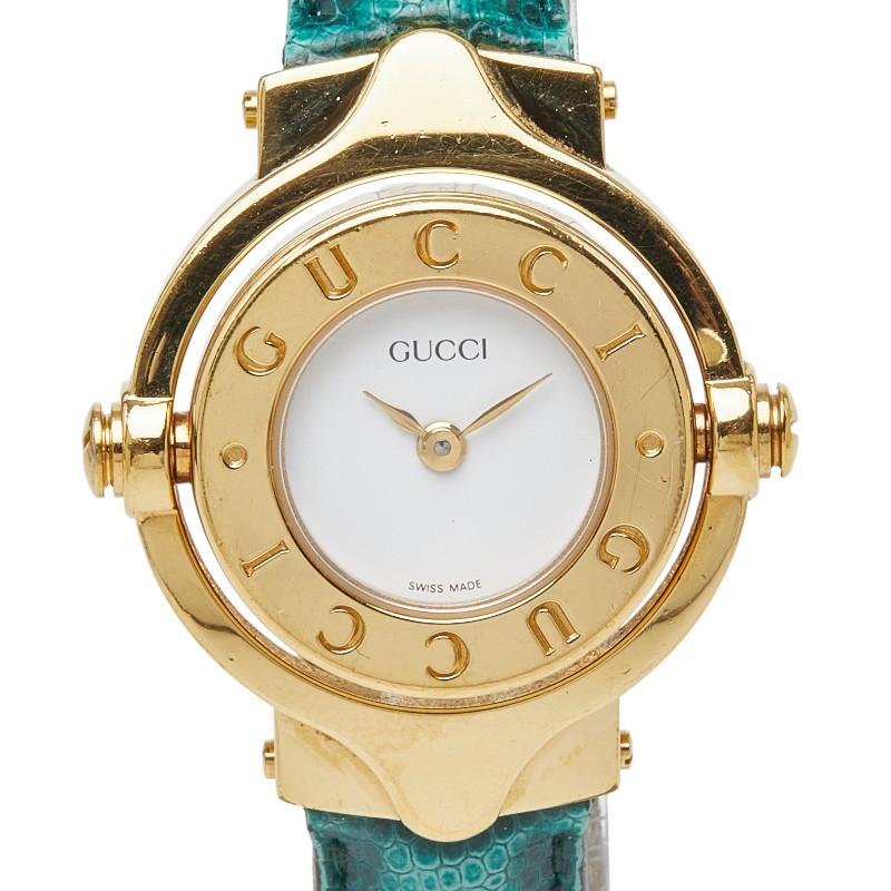【箱付】GUCCI グッチ 6600L ターンフェイス 腕時計 純正バングル GUCCI（グッチ） ターンフェイス バングルウォッチ 腕時計 6600L