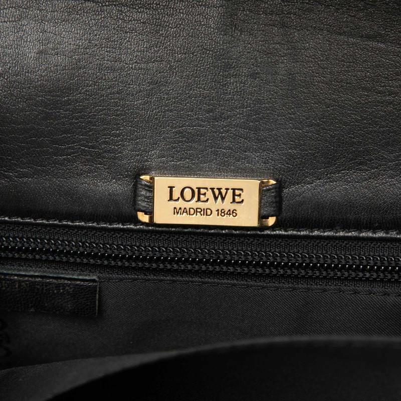 LOEWE（ロエベ） アナグラム 斜め掛け ショルダーバッグ ブラック