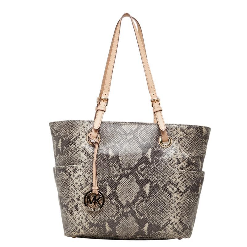 MICHAEL KORS（マイケルコース） パイソン柄 トートバッグ ショルダー