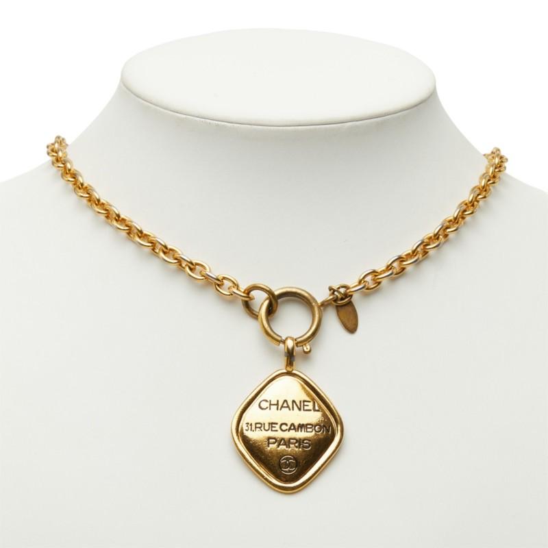 CHANEL 31 RUE CAMBON ネックレス ゴールド CHANEL（シャネル） ココマーク 31 RUE CAMBON PARIS カンボン