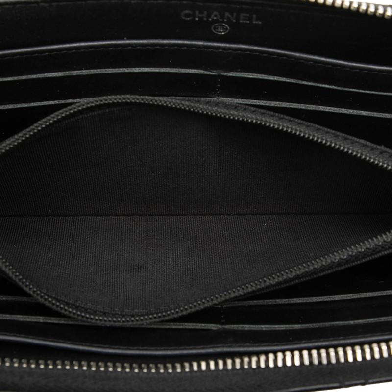 CHANEL（シャネル） ココマーク マトラッセ 長財布 ブラック パテント