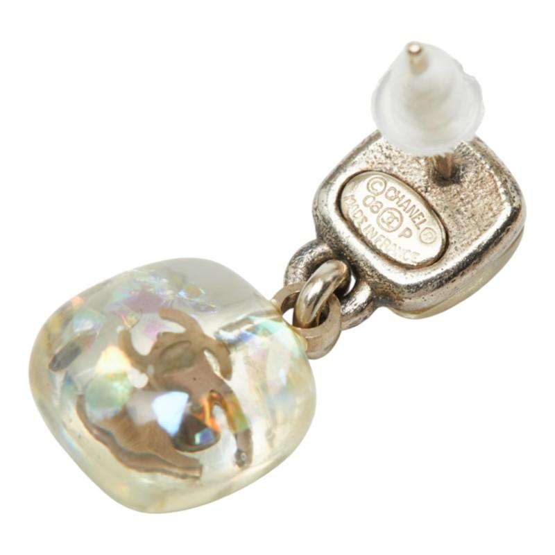 CHANEL（シャネル） ココマーク スタッドピアス スイング 06P クリア
