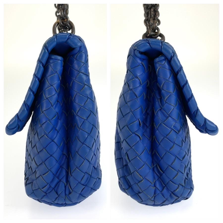 BOTTEGA VENETA ボストンバッグライトブルーイントレチャートバッグ ボッテガヴェネタ BOTTEGAVENETA イントレチャート オリンピア