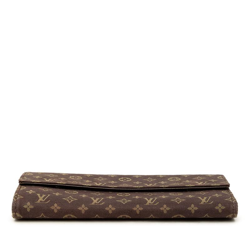 ルイ ヴィトン◎ポルトフォイユ サラ 長財布 モノグラム フラップ ブラウン LOUIS VUITTON（ルイ・ヴィトン） ルイ ヴィトン モノグラム ミニラン