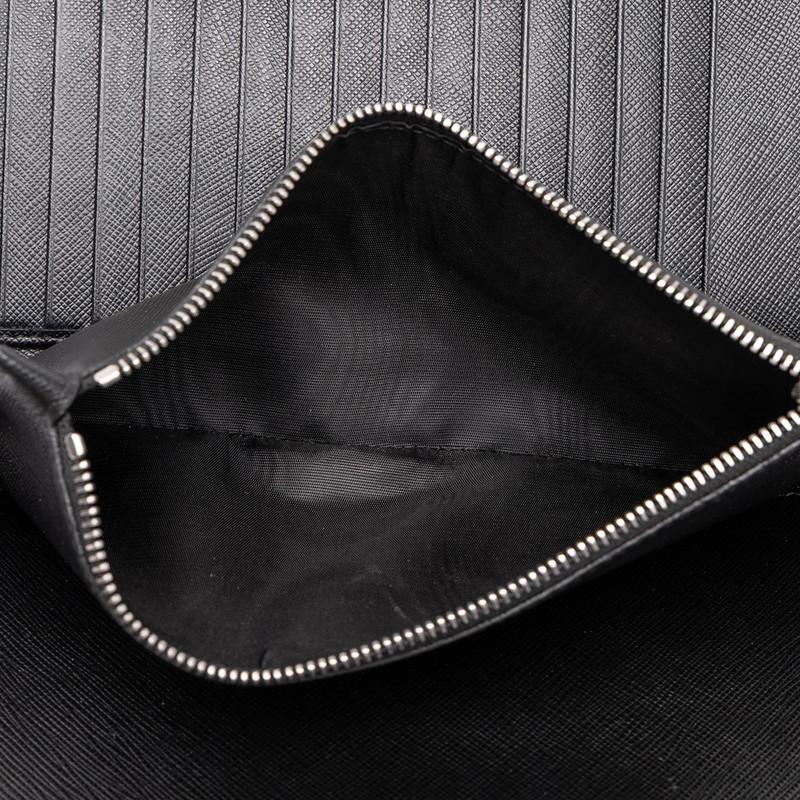 PRADA（プラダ） ラウンドジップ オーガナイザー 長財布 ブラック
