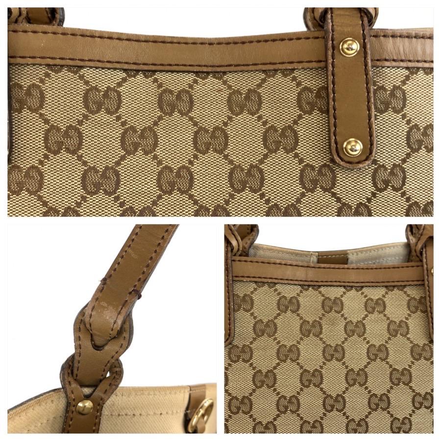 GUCCI（グッチ） GUCCI GGキャンバス トートバッグ ハンドバッグ
