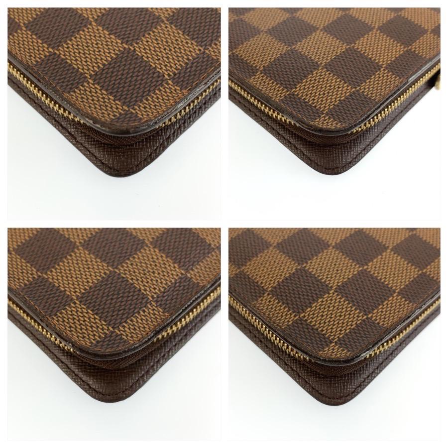 ルイヴィトン ダミエ ポルトモネジップ 長財布 N61728 ブラウン LOUIS VUITTON（ルイ・ヴィトン） ルイ ヴィトン ダミエ ポルトモネ