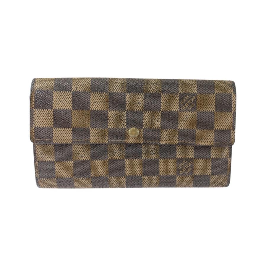 ルイヴィトン　長財布　ダミエ　ポルトモネクレディ　メンズ　レディース LOUIS VUITTON（ルイ・ヴィトン） ルイ ヴィトン ダミエ ポシェット