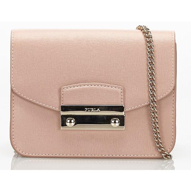 フルラ メトロポリス チェーンショルダー バッグ レザー ピンク Furla 中古 1 銀座パリス Yahoo ショッピング店 通販 Yahoo ショッピング