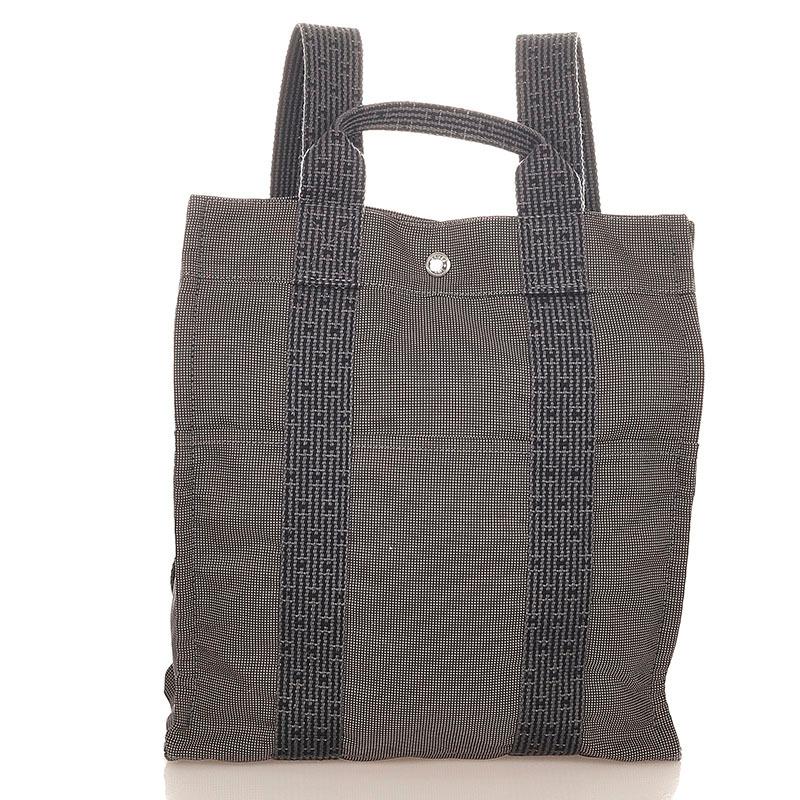 超安い 中古 Hermes メンズ バックパック リュック キャンバス グレー Mm エールラインアド エルメス あす着対応 バッグ Ilduomo Fr