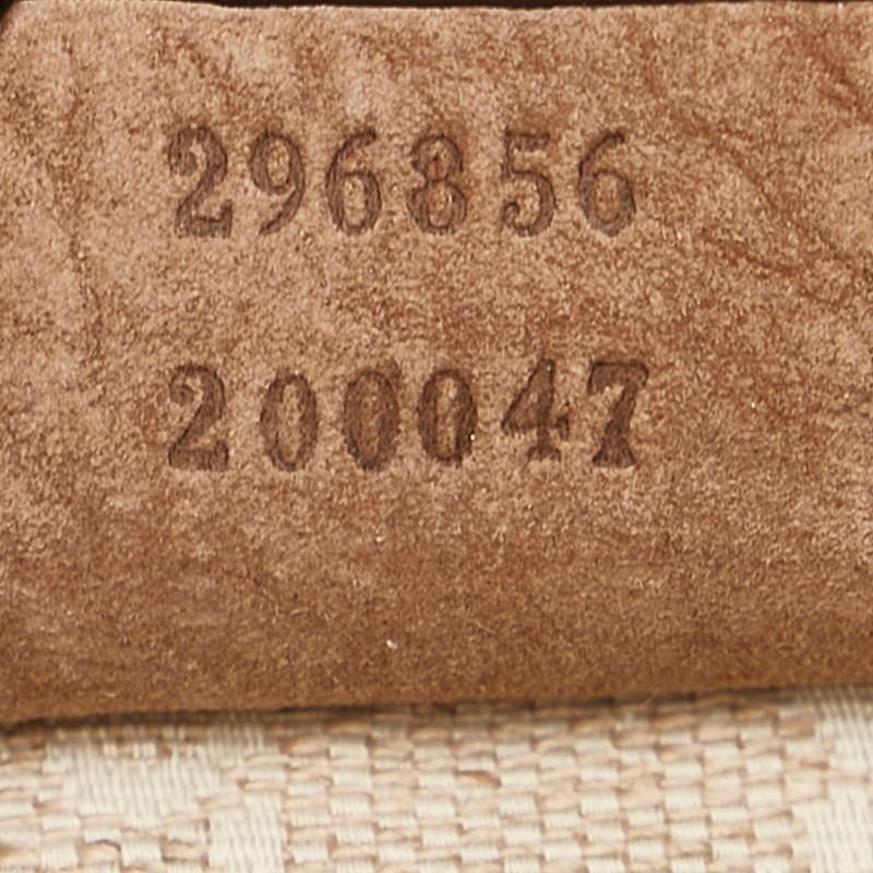 ピッピchr 美品 GUCCI グッチ 296856 ベージュ レザー ハンドバッグ レディース