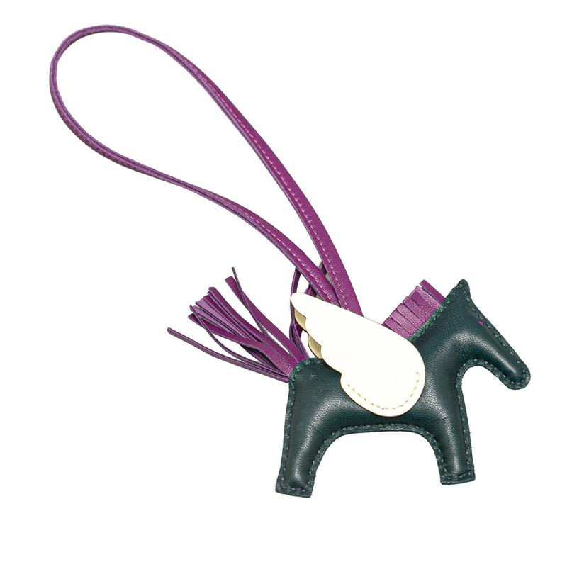 HERMES（エルメス） ロデオ ペガサスPM バッグチャーム グリーン