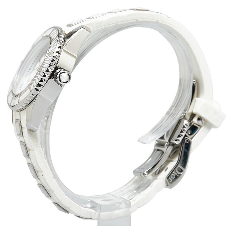 クリスチャンディオール 腕時計 クリスタル CD112112 クオーツ ホワイト レディース Christian Dior Christian Dior 腕時計 クリスタル クオーツ ホワイト CD112112
