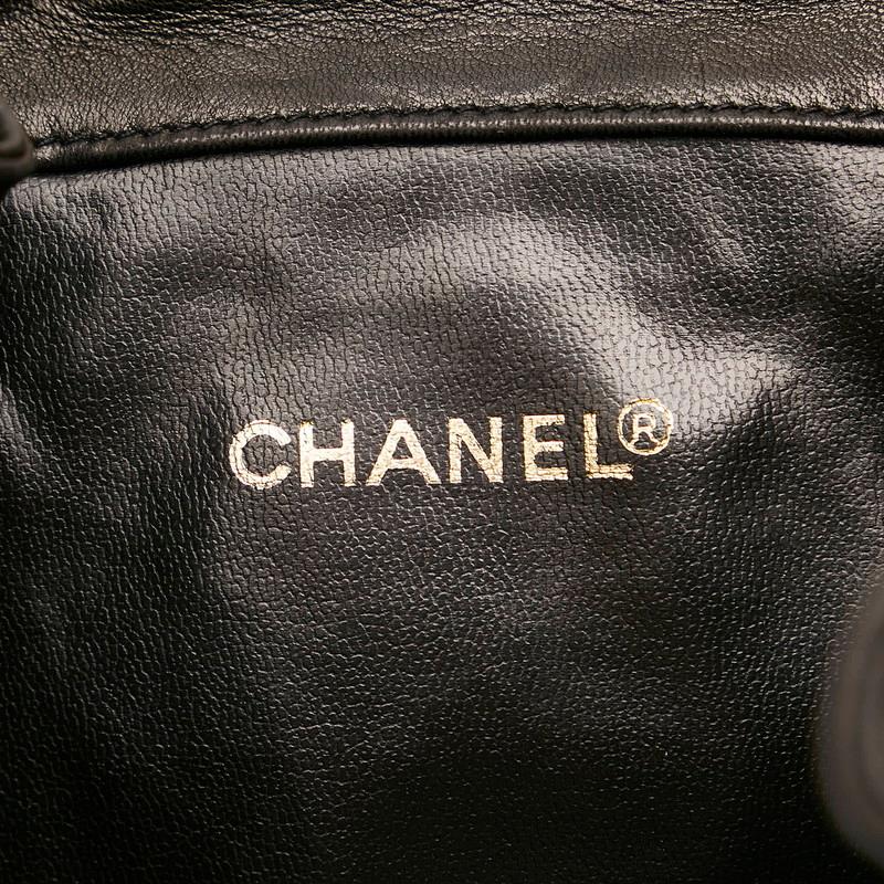 CHANEL（シャネル） マトラッセ ココマーク ブラック ラムスキン