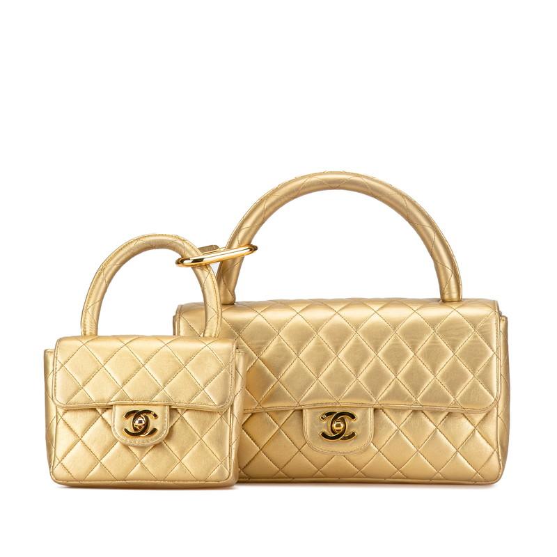 CHANEL（シャネル） マトラッセ ココマーク 親子バッグ ハンドバッグ