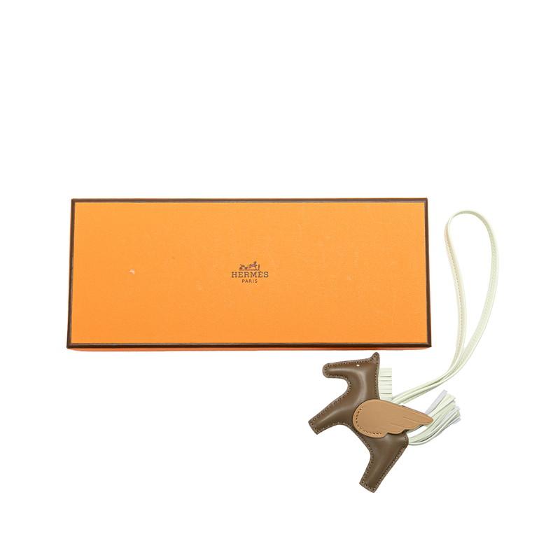 HERMES エルメス ロデオ ペガサスPM チャーム エトゥープ