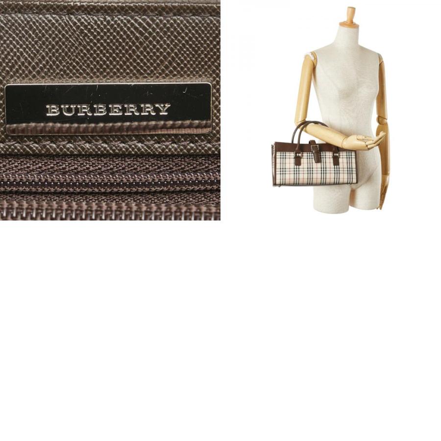 BURBERRY（バーバリー） ノバチェック ハンドバッグ ベージュ ブラウン