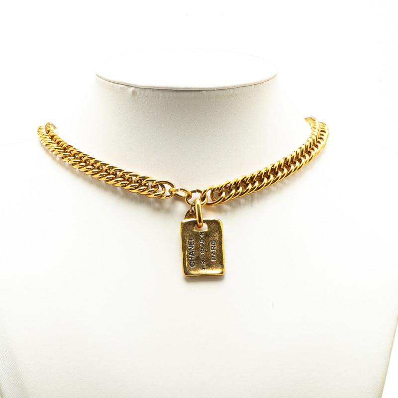 CHANEL シャネル 31 RUE CAMBON カンボン プレート ネックレス