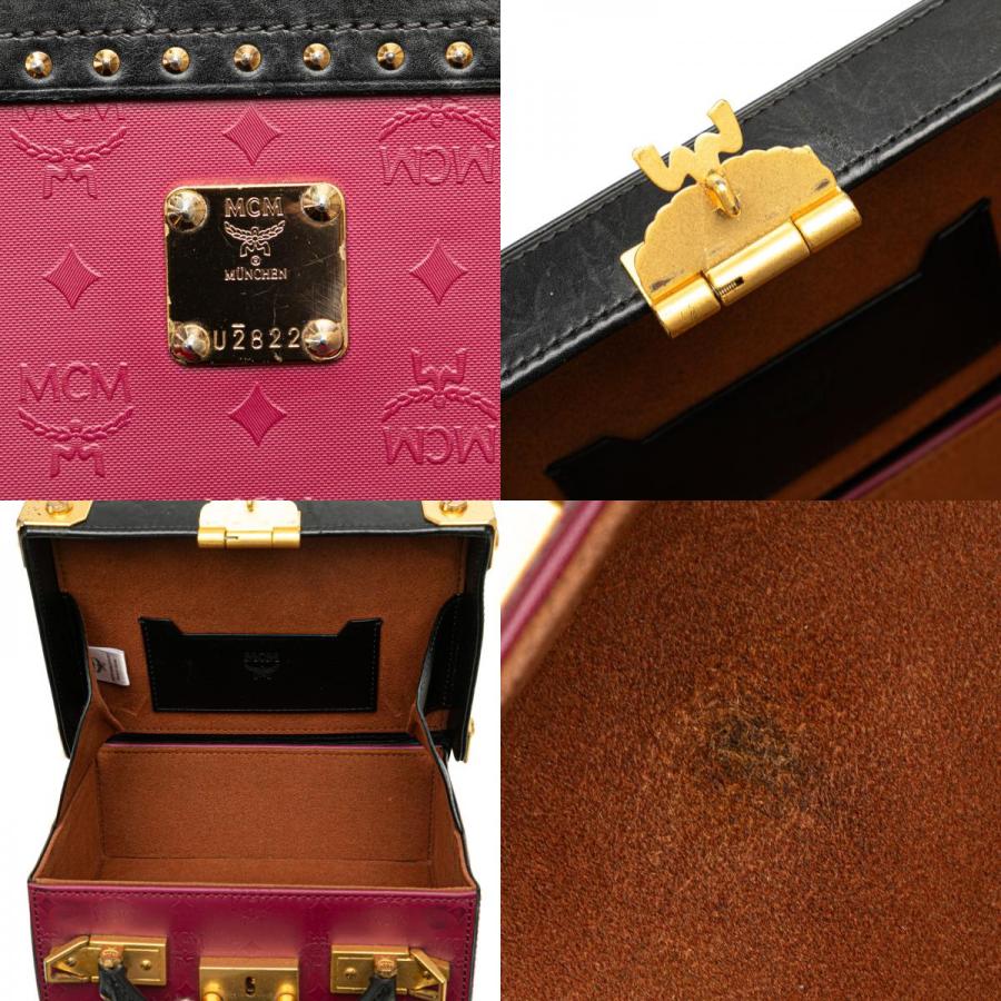 MCM エム シー ヴィセトス ロゴグラム トランクバッグ