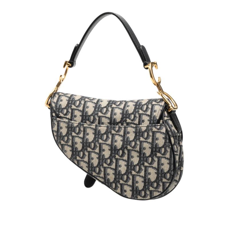 ディオール オブリーク サドルバッグ ハンドバッグ ワンショルダー