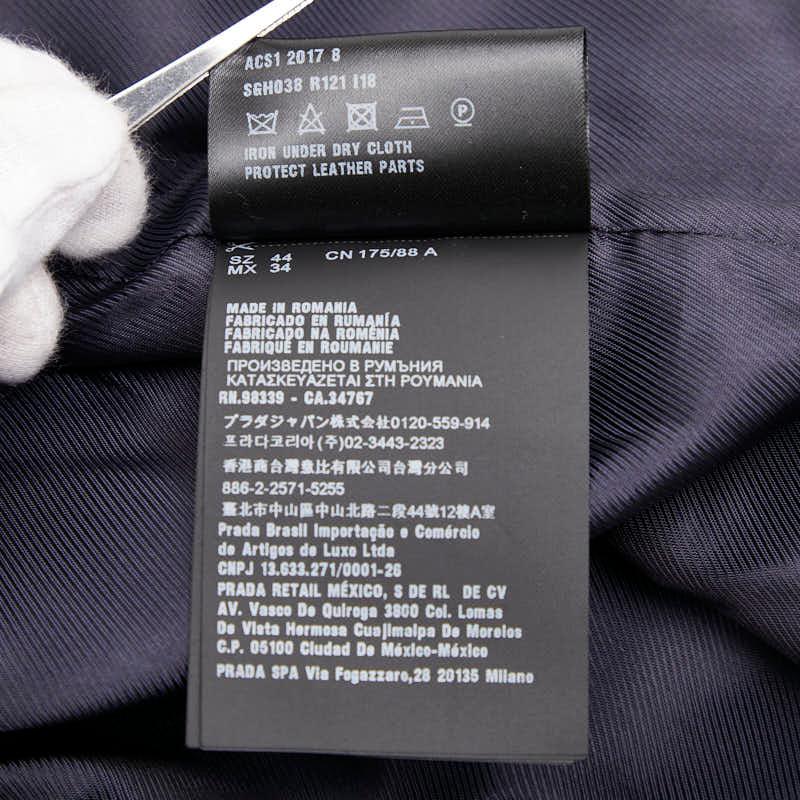 PRADA（プラダ） 三角ロゴプレート MA-1 ボンバージャケット サイズ