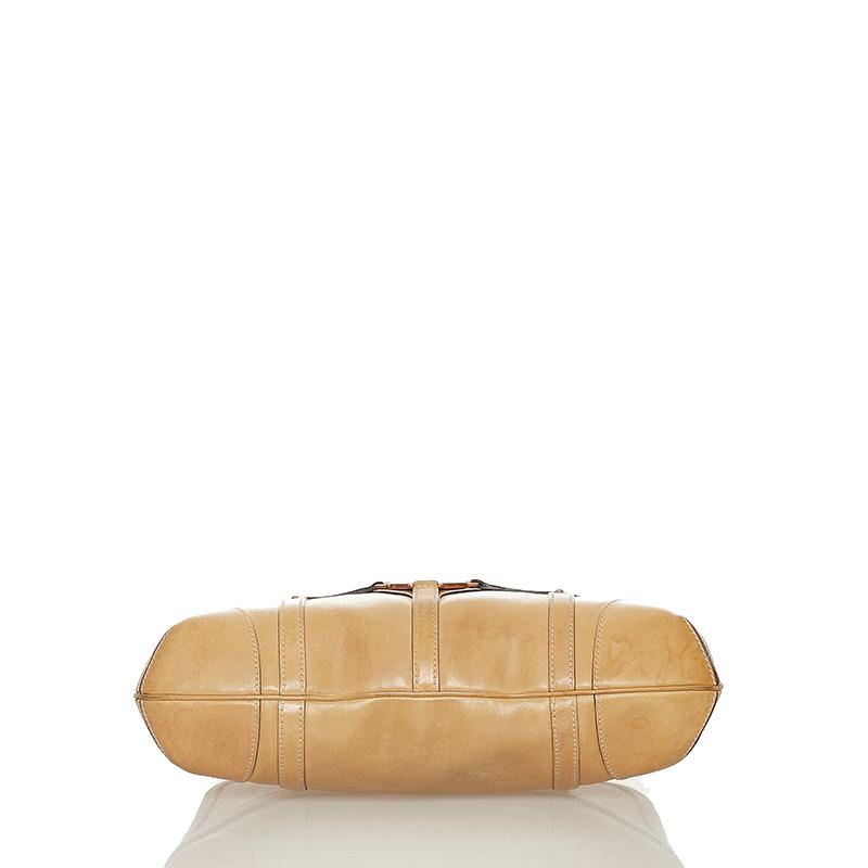 GUCCI（グッチ） インターロッキング 114887 ベージュ レザー