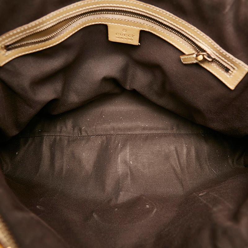 GUCCI（グッチ） インターロッキング 114887 ベージュ レザー