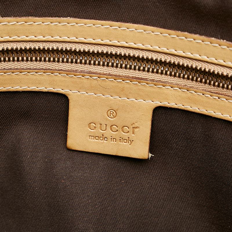 GUCCI（グッチ） インターロッキング 114887 ベージュ レザー