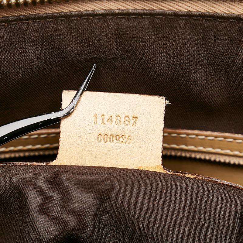 GUCCI（グッチ） インターロッキング 114887 ベージュ レザー