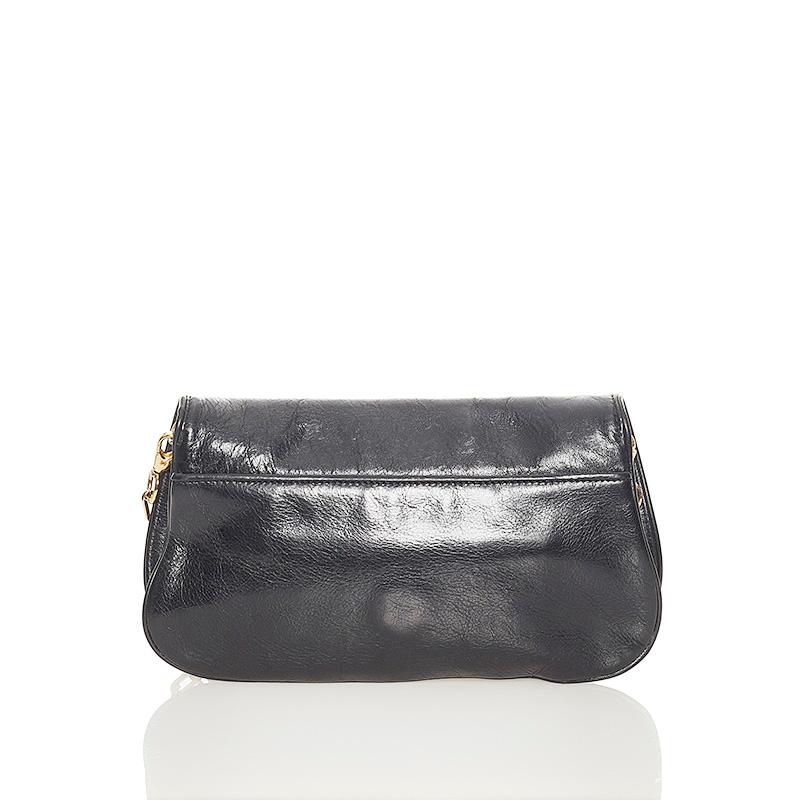 トリーバーチ　ショルダーバッグ　Ｔｏｒｙ　Ｂｕｒｃｈ　ブラック　中古 TORY BURCH トリーバーチ ブラック レザー チェーン ショルダー