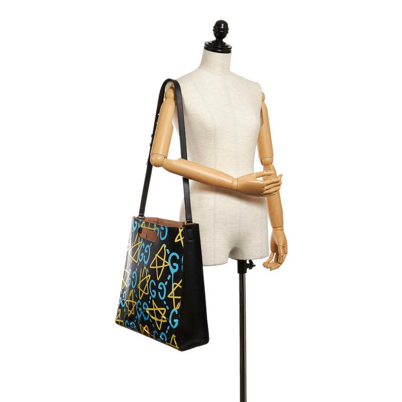 GUCCI グッチ ゴーストプリントスター 414476 ブラック イエロー 