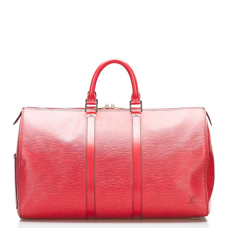 LOUIS VUITTON エピレザー パスポートケース レッド LOUIS VUITTON エピレザー パスポートケース レッド