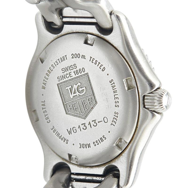 【ジャンク】タグホイヤー (TAG HEUER) レディース WG1313 タグホイヤー セル 腕時計 WG1313-0 クオーツ グレー文字盤