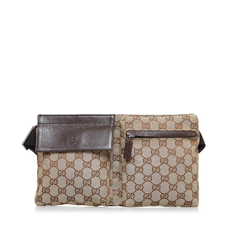 GUCCI（グッチ） GGキャンバス ボディバッグ ウエストバッグ 28566