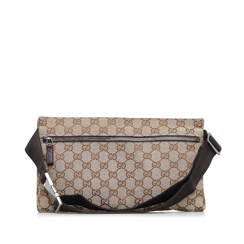 Gucci ボディバッグ ベージュ・ブラウン GUCCIボディーバッグベージュブラウンキャンバス