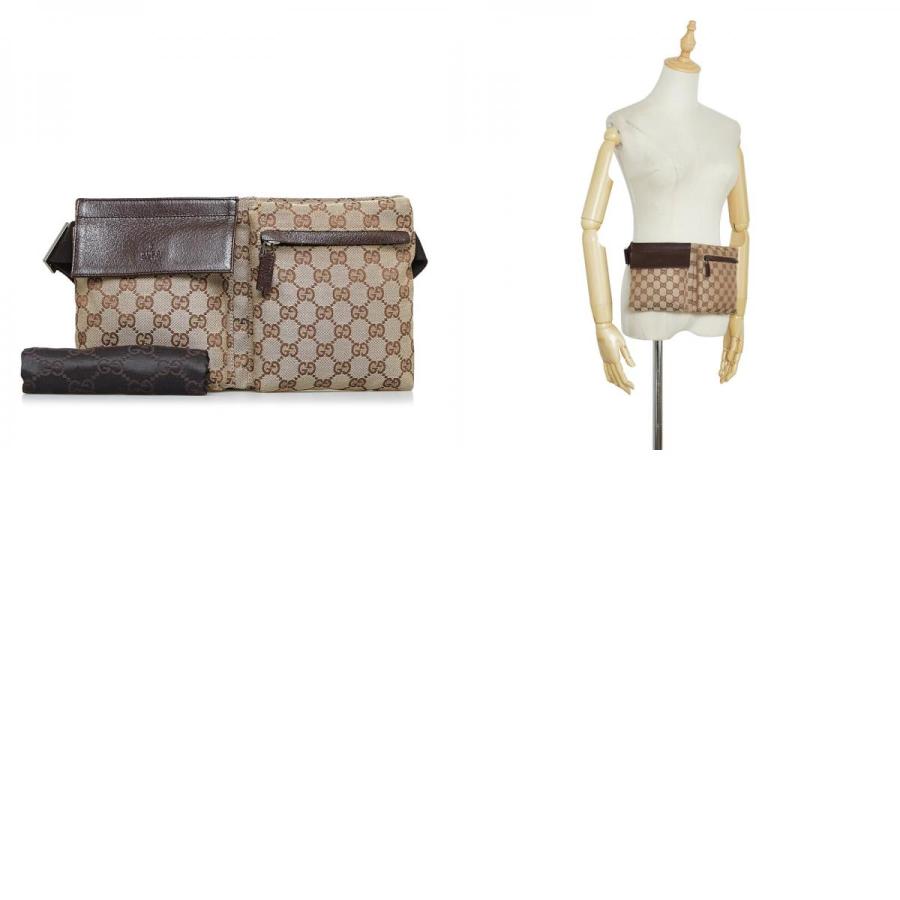 GUCCI（グッチ） GGキャンバス ボディバッグ ウエストバッグ 28566